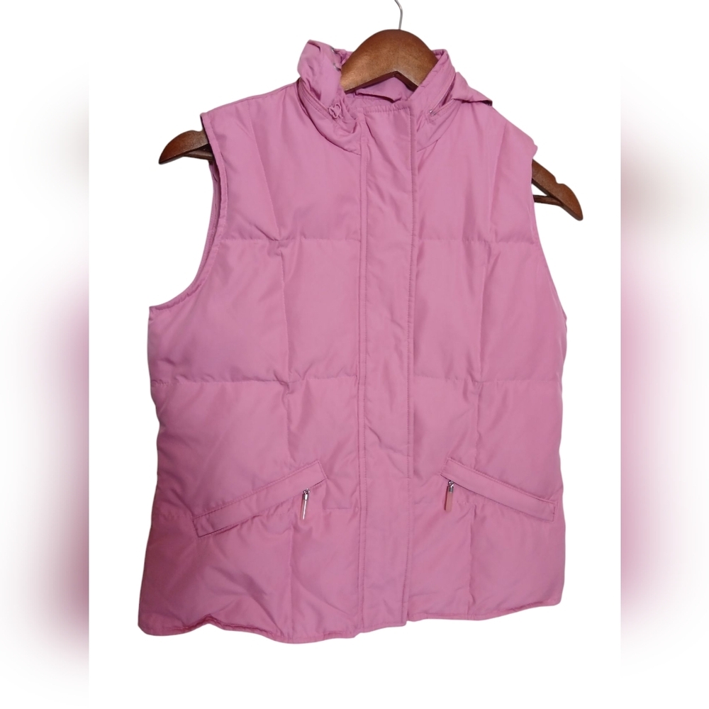 Talbots Pink Puffer Vest